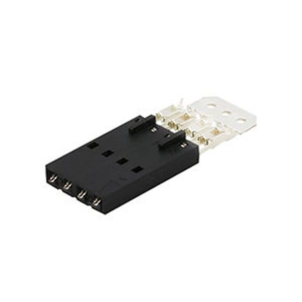 Molex Board Connector, 8 Contact(S), 1 Row(S), Male, 0.1 Inch Pitch, Idc Terminal, Locking, Black 14451808 - main